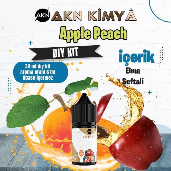 Apple Peach Dıy Kit Elma Şeftali Gıda Aroması %20 Oranda Aroma İçerir (Hazır Değildir ) - Image 1