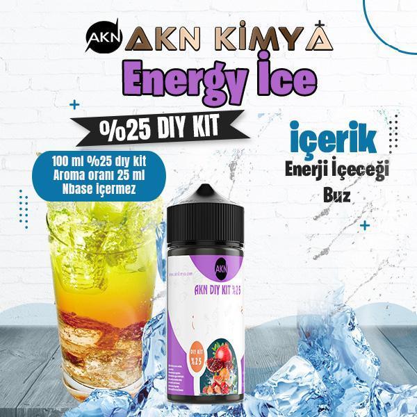 Energy Ice Yoğun Dıy Kit Enerji Içeceği Buz Gıda Aroması %25 Oranda Aroma İçerir (Hazır Değildir ) - Image 1