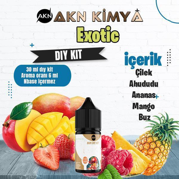 Exotic Dıy Kit Çilek Ahududu Ananas Gıda Aroması %20 Oranda Aroma İçerir (Hazır Değildir ) - Image 1