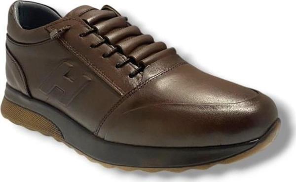 Bozboğa 055-25 Hakiki Deri Comfort Jel Topuk Anatomik Erkek Ayakkabı - Image 1