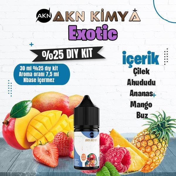 Exotic Yoğun Dıy Kit Çilek Ahududu Ananas Gıda Aroması %25 Oranda Aroma İçerir (Hazır Değildir ) - Image 1