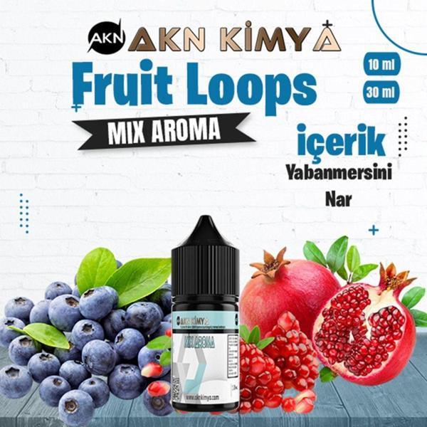 Fruit Loops Mix Aroma Yabanmersini Nar Gıda Aroması 10 ml - Image 1
