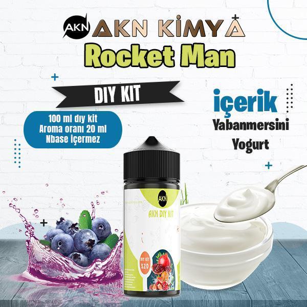 One Hit Wonder Rocket Man Dıy Kit Yabanmersini Yogurt Gıda Aroması %20 Oranda Aroma İçerir (Hazır Değildir ) - Image 1