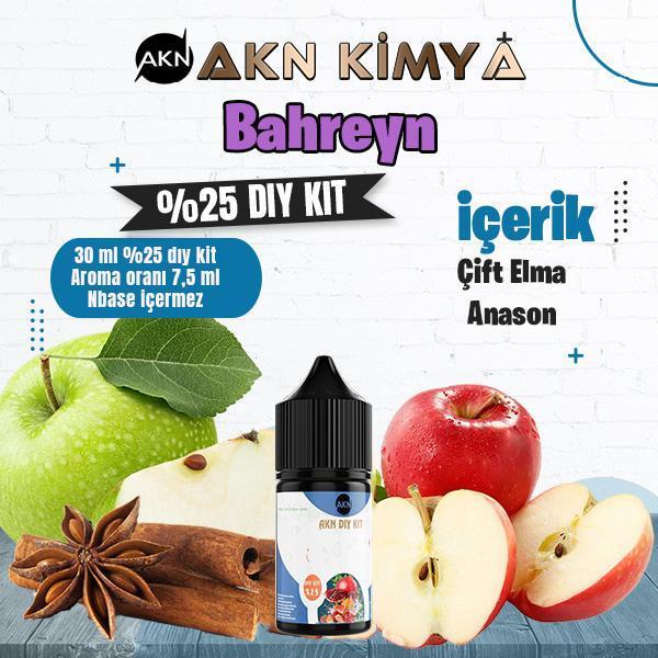 Bahreyn Yoğun Dıy Kit Çift Elma Anason Gıda Aroması %25 Oranda Aroma İçerir (Hazır Değildir ) - Image 1