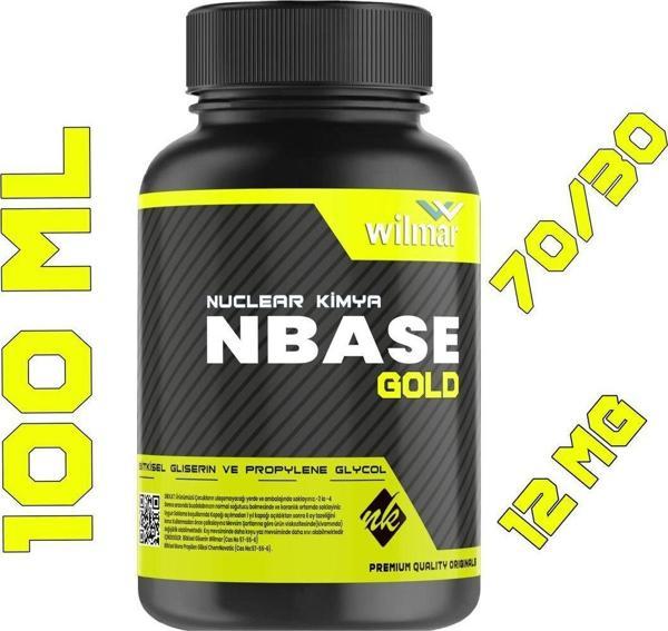 Gold Base 100 ml Vg Pg 70-30 12 Mg/ml Bitkisel Gliserin Base E422 - Image 1