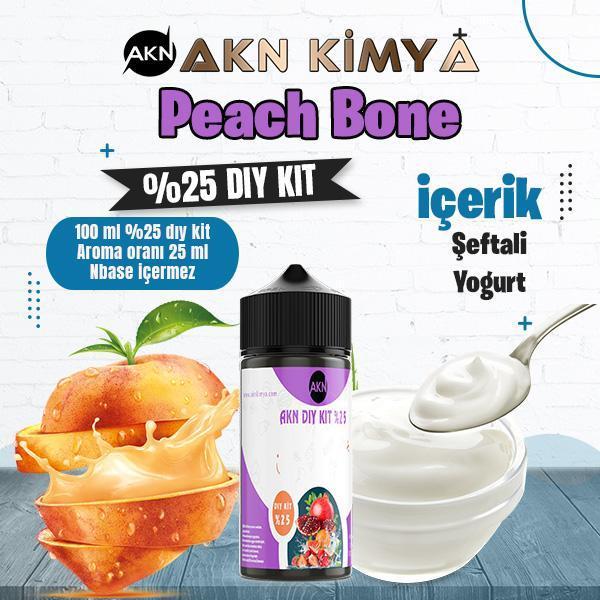 Peach Bone Yoğun Dıy Kit Şeftali Yogurt Gıda Aroması %25 Oranda Aroma İçerir (Hazır Değildir ) - Image 1
