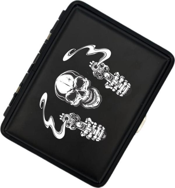 Sedef Silver Kurukafa Figürlü Mat Metal Tabaka - Image 1
