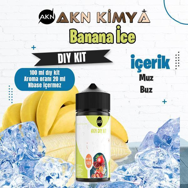 Banana Ice Dıy Kit Muz Buz Gıda Aroması %20 Oranda Aroma İçerir (Hazır Değildir ) - Image 1