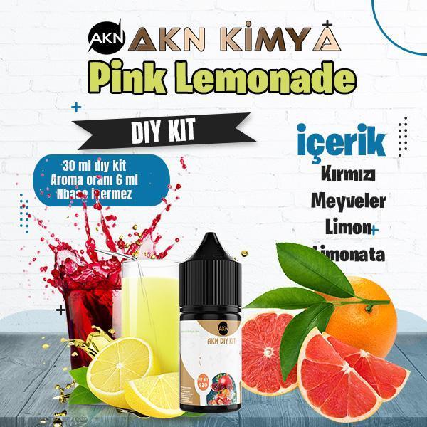 Pink Lemonade Dıy Kit Kırmızı Meyveler Limon Gıda Aroması %20 Oranda Aroma İçerir (Hazır Değildir ) - Image 1