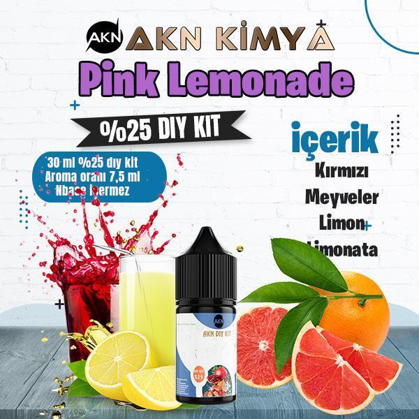 Pink Lemonade Yoğun Dıy Kit Kırmızı Meyveler Limon Gıda Aroması %25 Oranda Aroma İçerir (Hazır Değildir ) - Image 1