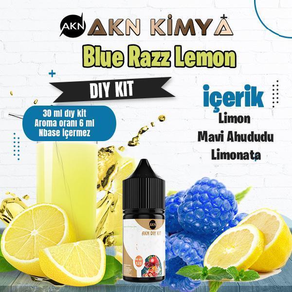 Blue Razz Lemonade Dıy Kit Limon Ahududu Gıda Aroması %20 Oranda Aroma İçerir (Hazır Değildir ) - Image 1