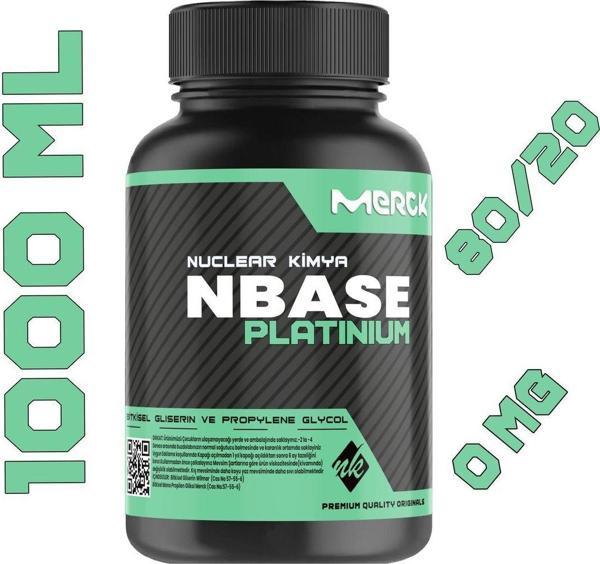 Platinium Base 1 Litre Vg Pg 80-20 0 Mg/ml Bitkisel Gliserin Base E422 - Image 1