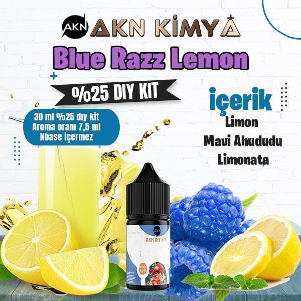 Blue Razz Lemonade Yoğun Dıy Kit Limon Ahududu Gıda Aroması %25 Oranda Aroma İçerir (Hazır Değildir ) - Image 1