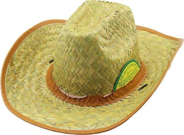 HASIR   ERKEK   FOTER   KOVBOY ŞAPKA   PLS.BEZ KENAR - KUŞAK (5060) - Image 1