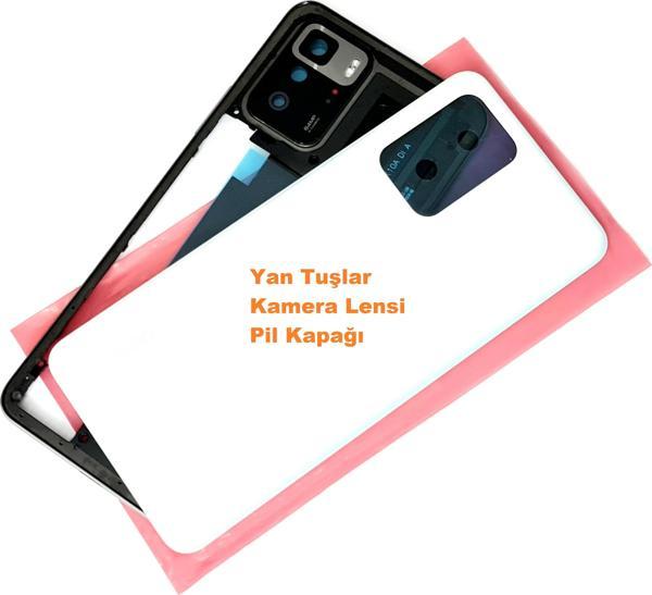 Tkgz Xiaomi Redmi Note 10 Pro (5G) kasa Arka Pil Batarya Kapağı BEYAZ - Image 1