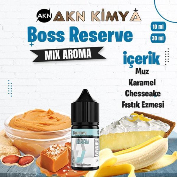 Boss Reserve Cuttwood Mix Aroma Muz Karamel Cheescake Gıda Aroması 10 Ml - Image 1
