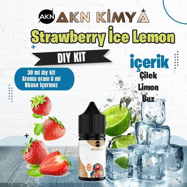 Strawberry Ice Lemon Dıy Kit Çilek Limon Buz Gıda Aroması %20 Oranda Aroma İçerir (Hazır Değildir ) - Image 1
