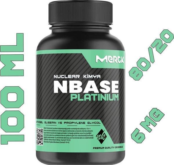 Platinium Base 100 ml Vg Pg 80-20 6 Mg/ml Bitkisel Gliserin Base E422 - Image 1