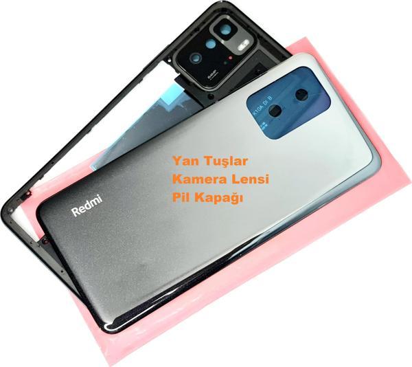 Tkgz Xiaomi Redmi Note 10 Pro (5G) kasa Arka Pil Batarya Kapağı SİYAH - Image 1