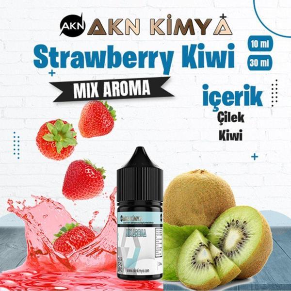 Strawberry Kiwi Mix Aroma Çilek Kiwi Gıda Aroması 10 ml - Image 1