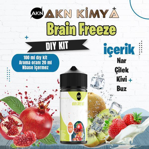 Brain Freeze Naked Dıy Kit Nar Çilek Kivi Buz Gıda Aroması %20 Oranda Aroma İçerir (Hazır Değildir ) - Image 1