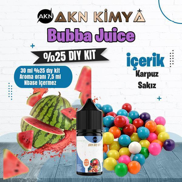 Bubba Juice Yoğun Dıy Kit Karpuz Sakız Gıda Aroması %25 Oranda Aroma İçerir (Hazır Değildir ) - Image 1