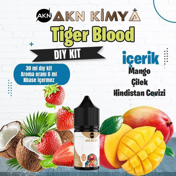 Tiger Blood Dıy Kit Mango Çilek Hindistan Cevizi Gıda Aroması %20 Oranda Aroma İçerir (Hazır Değildir ) - Image 1