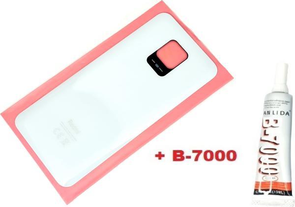 Tkgz Xiaomi Redmi Note 9S Note 9 Pro Arka Kapak Batarya Kapağı (CAM+B-7000) BEYAZ - Image 1