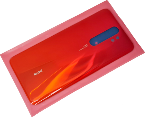 Tkgz Xiaomi Redmi Note 8 PRO Arka Pil Batarya Kapağı (CAM) KIRMIZI - Image 1