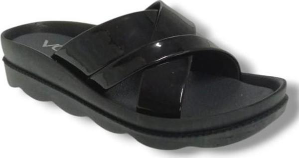 Voga 1705-25 Rugan Anatomik Çapraz 3 Bant Kadın Terlik - Image 1