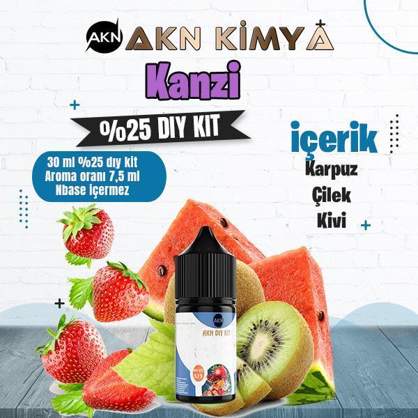 Twelve Monkey Kanzi Yoğun Dıy Kit Karpuz Çilek Kivi Gıda Aroması %25 Oranda Aroma İçerir (Hazır Değildir ) - Image 1