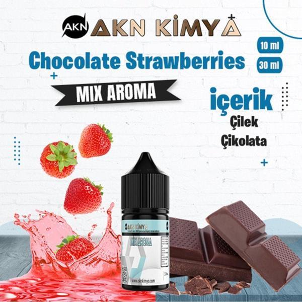 Chocolate Strawberries Mix Aroma Çilek Çikolata Gıda Aroması 10 ml - Image 1
