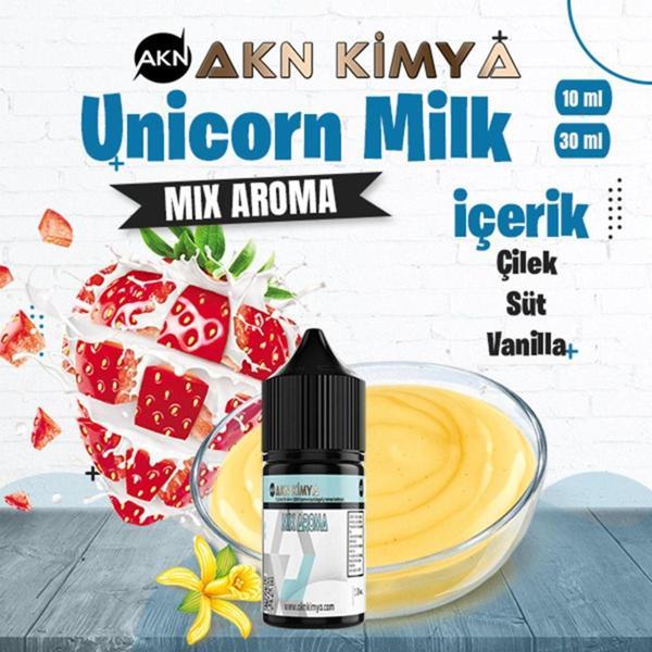 Unicorn Milk Cutwood Mix Aroma Çilek Süt Vanilya Gıda Aroması 10 ml - Image 1