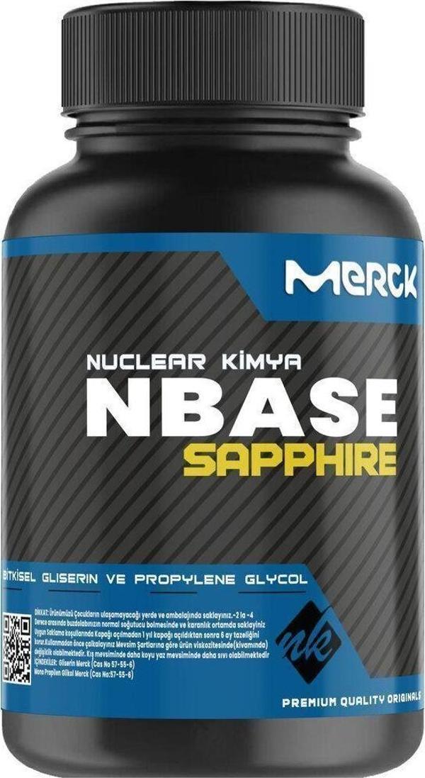 Sapphire 3M Base 100 ml Vg Pg 80-20 3 Mg/ml Bitkisel Gliserin Base E423 - Image 1