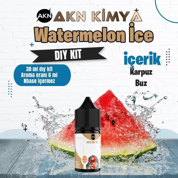 Watermelon Ice Dıy Kit Karpuz Buz Gıda Aroması %20 Oranda Aroma İçerir (Hazır Değildir ) - Image 1