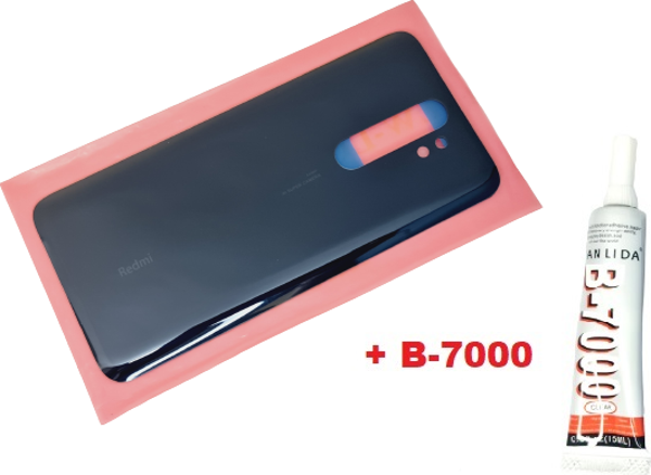 Tkgz Xiaomi Redmi Note 8 PRO Arka Pil Batarya Kapağı (CAM+B-7000) SİYAH - Image 1