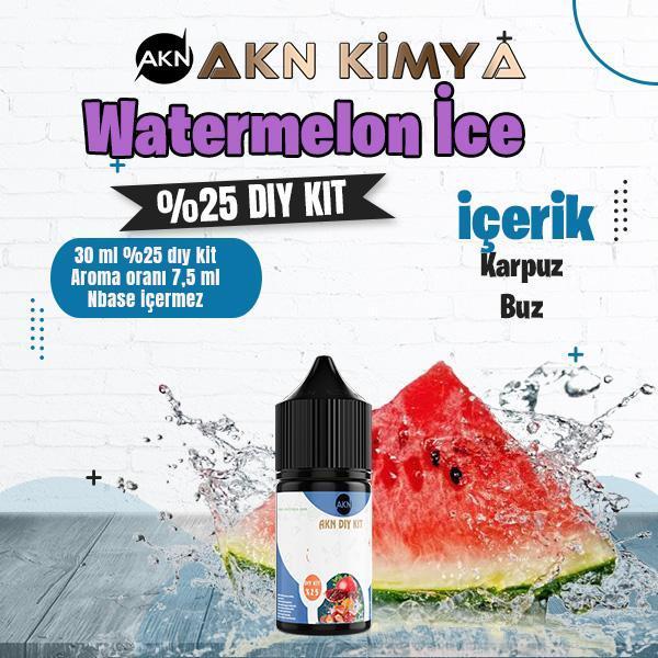 Watermelon Ice Yoğun Dıy Kit Karpuz Buz Gıda Aroması %25 Oranda Aroma İçerir (Hazır Değildir ) - Image 1