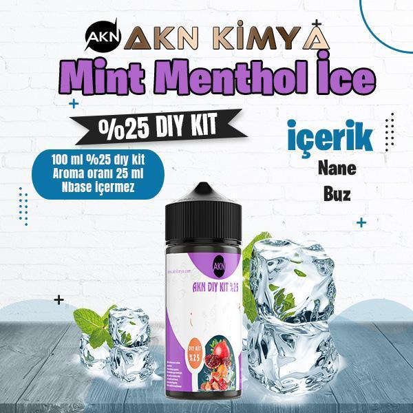 Mint Menthol Ice Yoğun Dıy Kit Nane Buz Gıda Aroması %25 Oranda Aroma İçerir (Hazır Değildir ) - Image 1