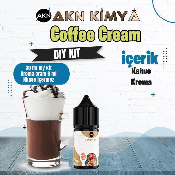 Coffee Cream Dıy Kit Kahve Krema Gıda Aroması %20 Oranda Aroma İçerir (Hazır Değildir ) - Image 1