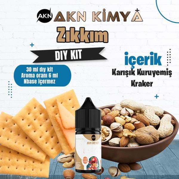 Zıkkım Dıy Kit Karışık Kuruyemiş Kraker Gıda Aroması %20 Oranda Aroma İçerir (Hazır Değildir ) - Image 1
