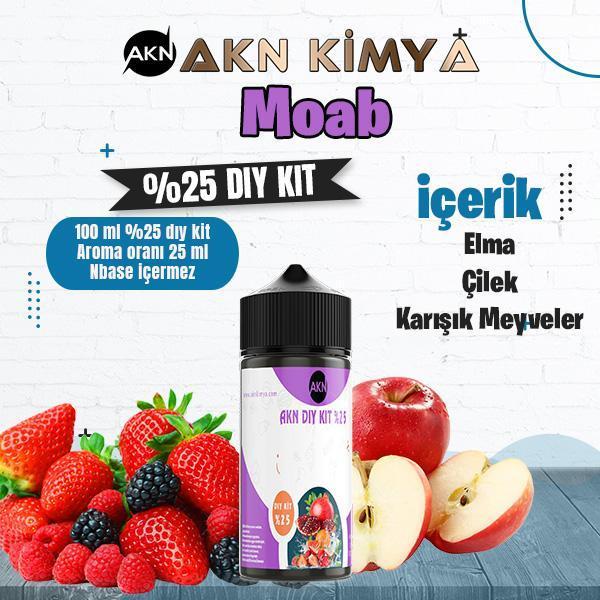 Moab Yoğun Dıy Kit Elma Çilek Gıda Aroması %25 Oranda Aroma İçerir (Hazır Değildir ) - Image 1