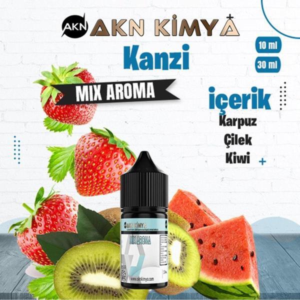 Monkey Kanzi Mix Aroma Karpuz Çilek Kiwi Gıda Aroması 10 ml - Image 1