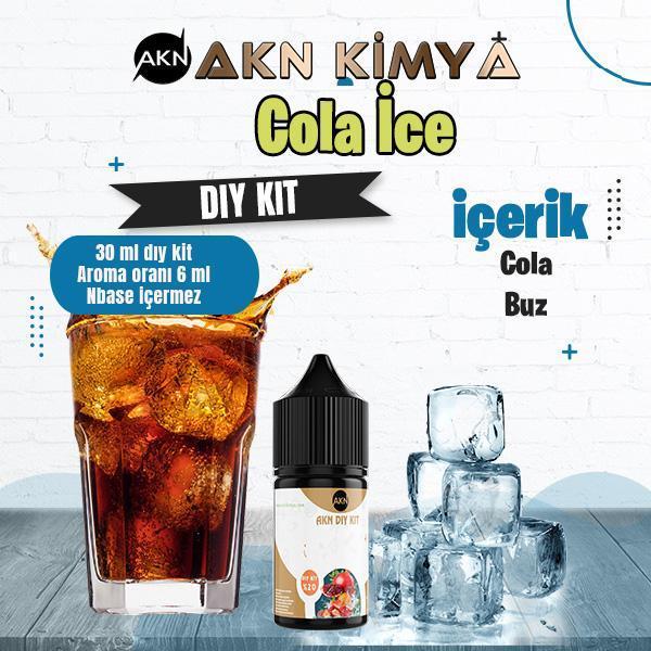 Cola Ice Dıy Kit Cola Buz Gıda Aroması %20 Oranda Aroma İçerir (Hazır Değildir ) - Image 1