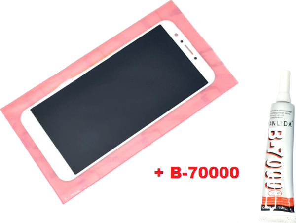 Tkgz General Mobile GM8 Lcd Ekran Dokunmatik (ORJİNAL) B-7000 BEYAZ - Image 1