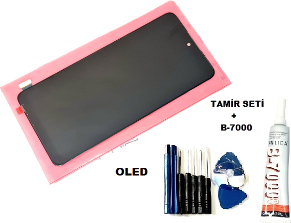 Tkgz Xiaomi Redmi Note 11 PRO Lcd Ekran Dokunmatik (OLED) (B-7000+Tamir Seti) - Image 1