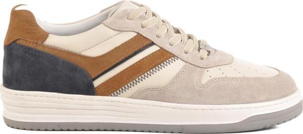 Bej Hakiki Deri Erkek Sneaker 4Y1987-2090 M - Image 1