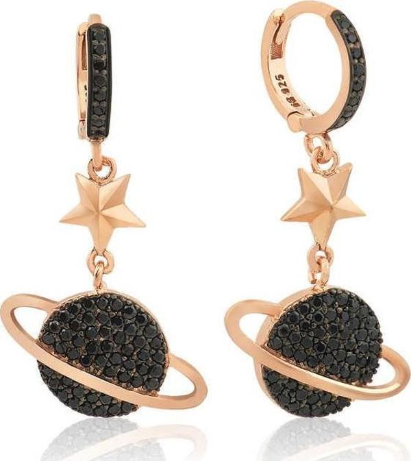 Gümüş Gezegen Bayan Küpe SL3272 - Image 1