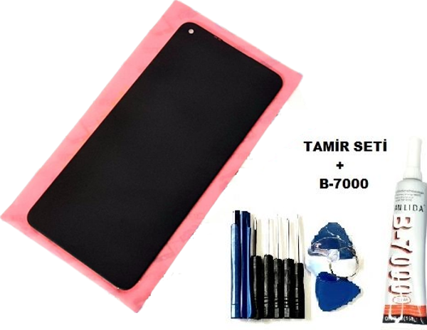 Tkgz Xiaomi Redmi Note 9 Lcd Ekran Dokunmatik ORJİNAL (B-7000+Tamir Seti) - Image 1