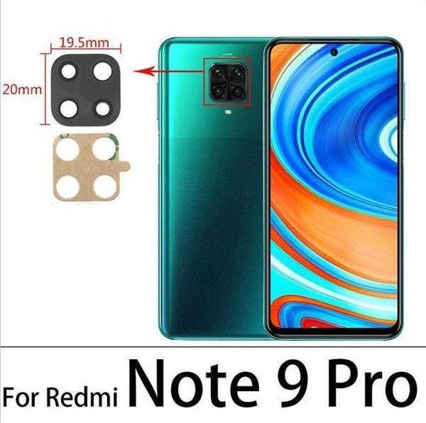 Tkgz Xiaomi REDMİ NOTE 9 PRO Arka Kamera Camı Lens Yapışkanlı - Image 1