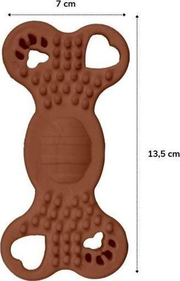 Büro Ev Evcil Hayvanı için Çift Taraflı Tırtıklı Diş Kaşıma Çiğneme Oyuncağı - Image 1